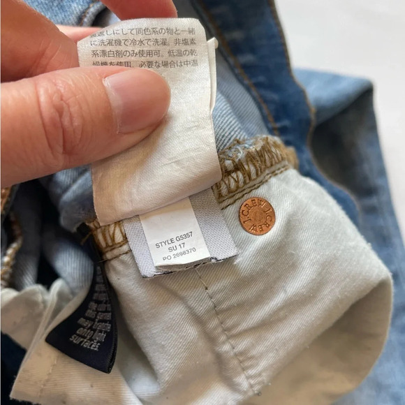 J. Crew High Rise Distressed Vintage Cropped Jeans Size 29 - Picture 6 of 12